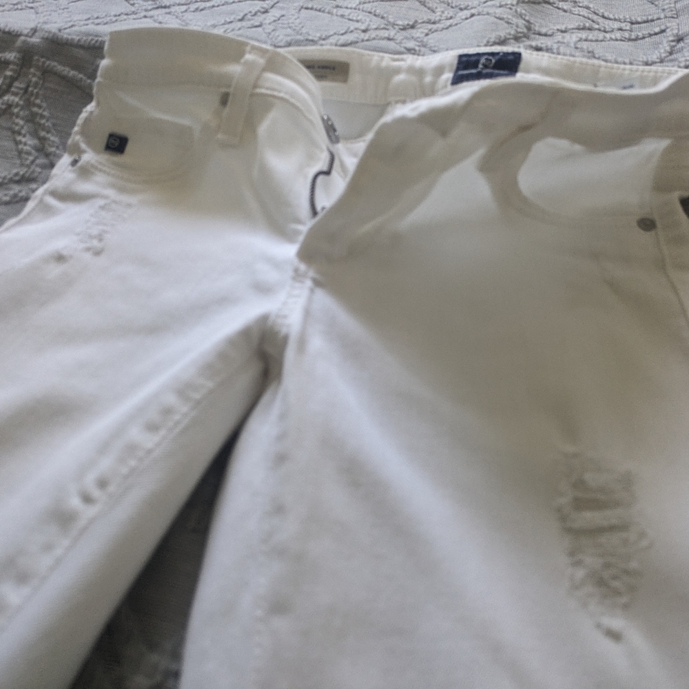 White Adriano Goldschmied super skinny ankle